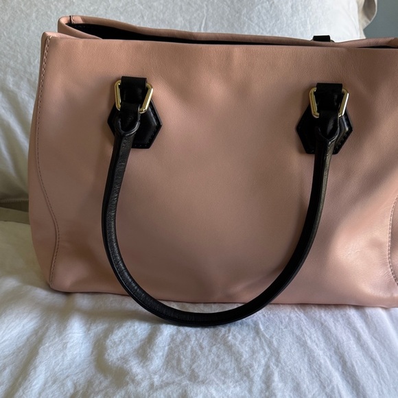 Kate Spade Catherine Street Wensley Blush and Black Satchel Tote handbag - Picture 6 of 15